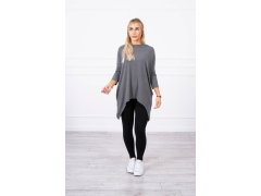 Mikina s potiskem kola graphite melange 1