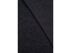 Šaty s kapucí a bočním rozparkem graphite melange 7