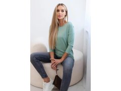 Halenka Casual tmavě mátová 3