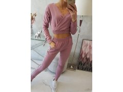 Sada s ozdobnými stuhami tmavě růžová 8
