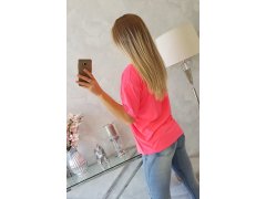 Halenka s potiskem Magic pink neon 7