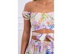 Ecru květinová sada 3