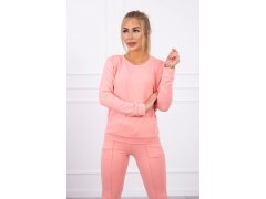 Tepláková souprava v&nbsp;meruňkové barvě 2