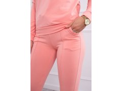 Tepláková souprava v&nbsp;meruňkové barvě 3