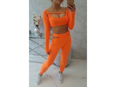 Sada s&nbsp;blůzou nahoře oranžová neonová 8