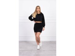 Souprava halenky se sukní černá 1