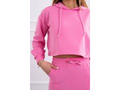 Souprava halenky se sukní světle růžová 2