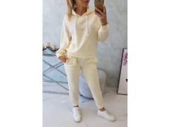 Tepláková souprava s&nbsp;kapucí ecru 6