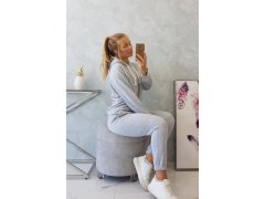 Šedá mikina s&nbsp;kapucí 8