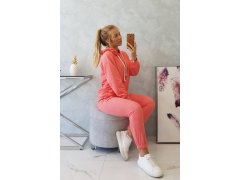 Mikina s kapucí v malinové barvě 8