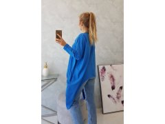 Oversize halenka s potiskem chrpy 7