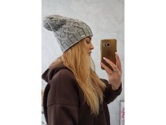 Fleecová čepice Sonia K201 šedá 1