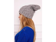 Fleecová čepice Sonia K201 šedá 3