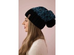 Milano fleecová čepice K203 tyrkysová melange+černá 5