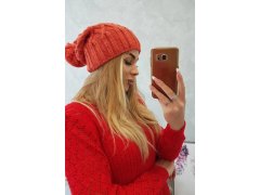Milano fleecová čepice K203 červená 2