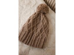 Milano fleecová čepice K203 tmavě béžová 5