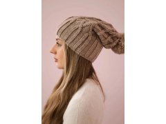 Milano fleecová čepice K203 tmavě béžová 6