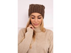 Milano fleecová čepice K203 mocca 2