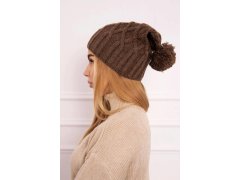 Milano fleecová čepice K203 mocca 3