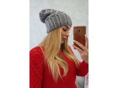 Milano fleecová čepice K203 tmavě šedá 1