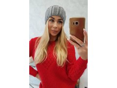 Milano fleecová čepice K203 tmavě šedá 2