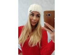 Milano fleecová čepice K203 ecru 2