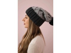 Milano fleecová čepice K203 světle šedá+grafitová 5