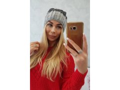 Milano fleecová čepice K203 graphite+grey 1