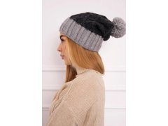 Milano fleecová čepice K203 graphite+grey 3