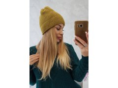 K223 čepice z mohéru kiwi 1