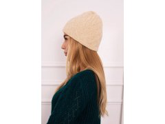 Čepice Agata K222 světle béžová 3