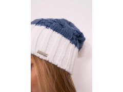 Paris fleecová čepice K212 denim+white 5