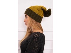 Paris fleecová čepice K212 kiwi+khaki 5