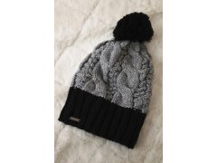 Paris fleecová čepice K212 šedá+černá 7