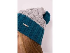 Fleecová čepice Paris K212 grey+marine 5