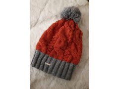 Paris fleecová čepice K212 červená+šedá 7