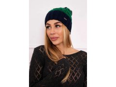 Paris fleecová čepice K212 zelená+zelená 3