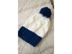 Paris fleecová čepice K212 ecru+chabra 7