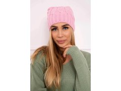 Fleecová čepice Iwona K221 pink 2