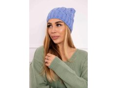 Fleecová čepice Iwona K221 modrá 2