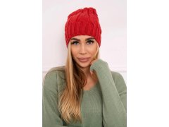 Fleecová čepice Iwona K221 maroon 2