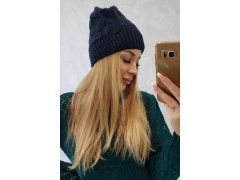 Fleecová čepice Anna K238 navy blue 1