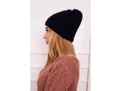Fleecová čepice Anna K238 navy blue 3