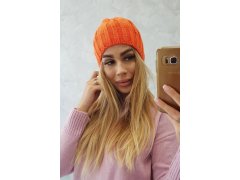 Fleecová čepice Ida K320 oranžová 1