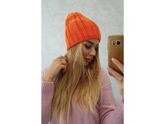 Fleecová čepice Ida K320 oranžová 2