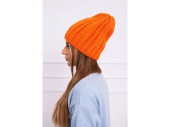 Fleecová čepice Ida K320 oranžová 3