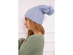 Fleecová čepice Paulina K227 modrá 3