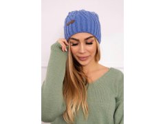 Fleecová čepice Paulina K227 light denim 2