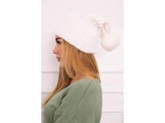 Fleecová čepice Paulina K227 bílá 3