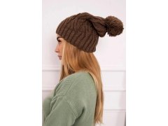 Fleecová čepice Paulina K227 mocca 3